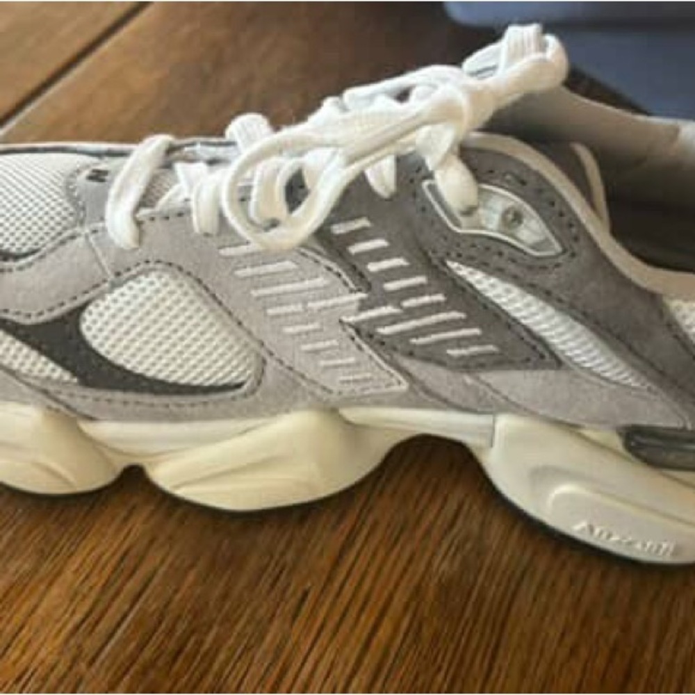 New Balance White and Gray Athletic Shoes